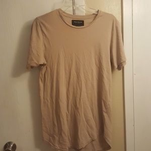Pacsun short sleeve tan shirt